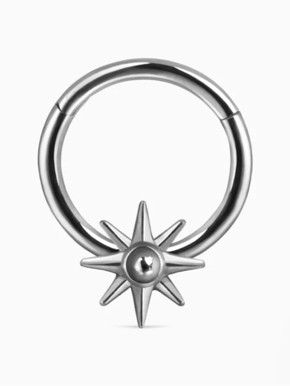 ask & embla star stainless steel septum clicker